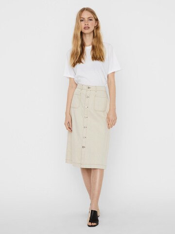 VERO MODA Skirt 'Muna' in Beige