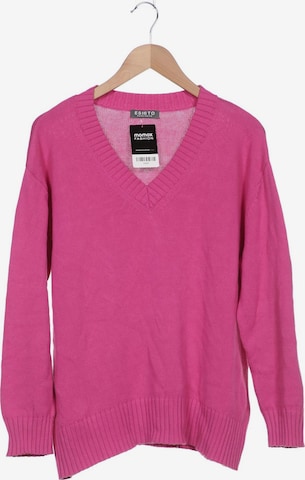 ESISTO Sweater & Cardigan in XL in Pink: front