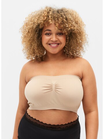 Devoted by Zizzi Bandeau BH 'Charli' in Beige: predná strana