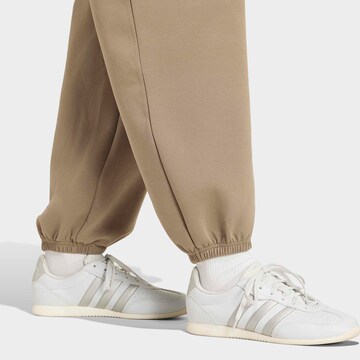 ADIDAS SPORTSWEAR Loose fit Workout Pants in Beige