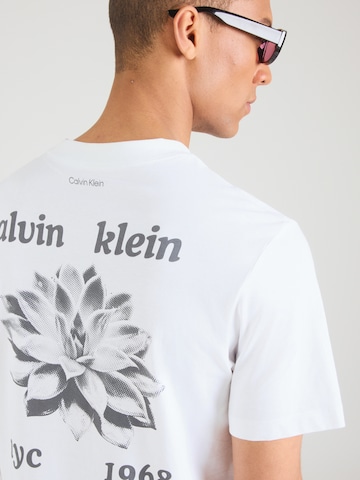 Maglietta di Calvin Klein Jeans in bianco