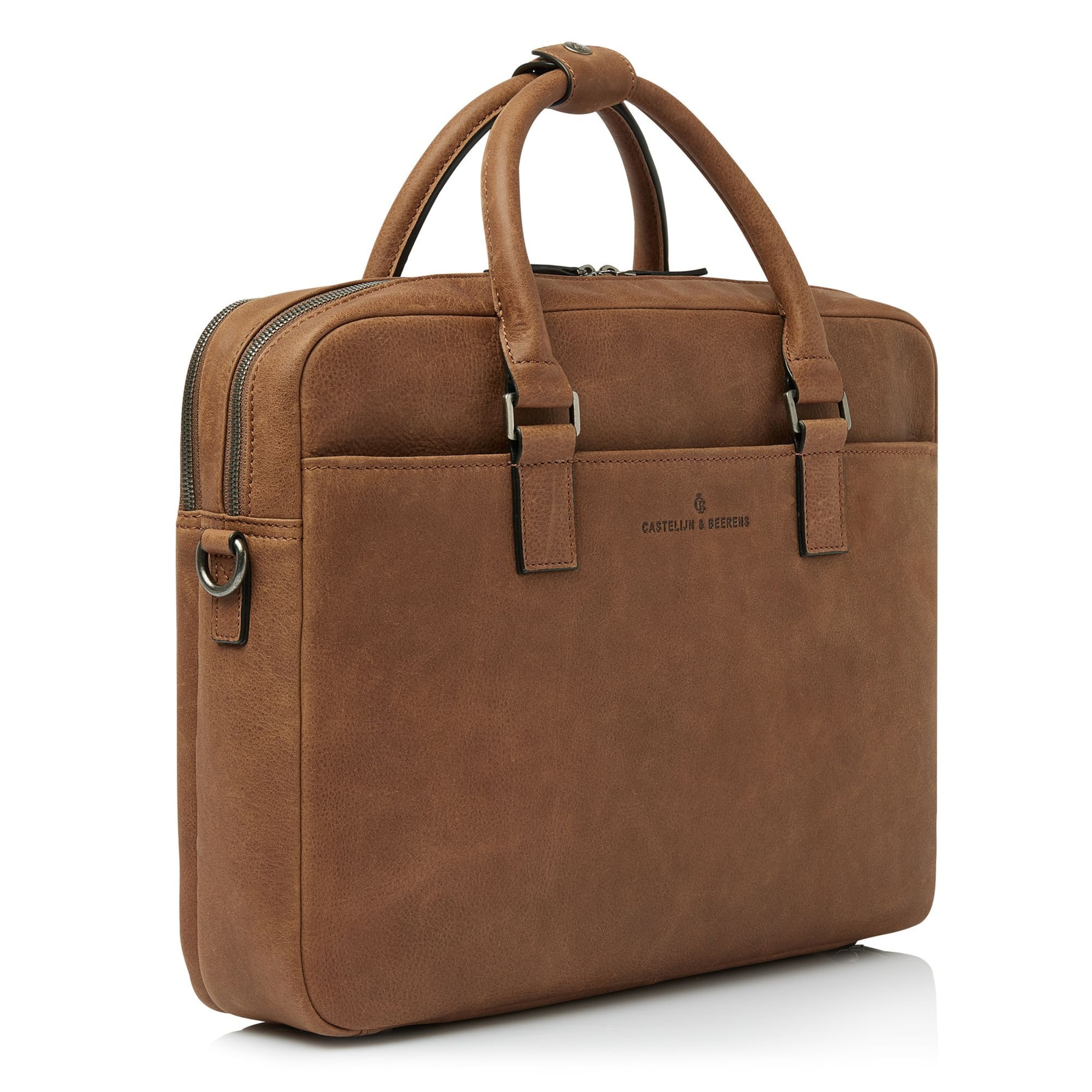 Castelijn & Beerens Document Bag 'Carisma' in Brown