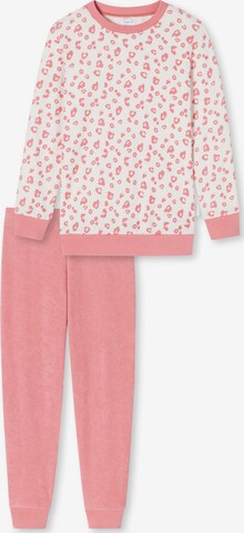 SCHIESSER Pajamas 'Cat Zoe' in Pink: front