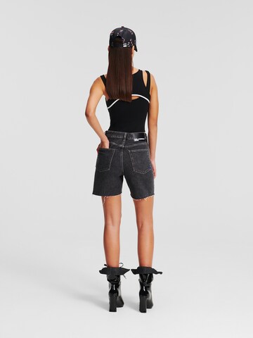 Regular Jean KARL LAGERFELD JEANS en noir