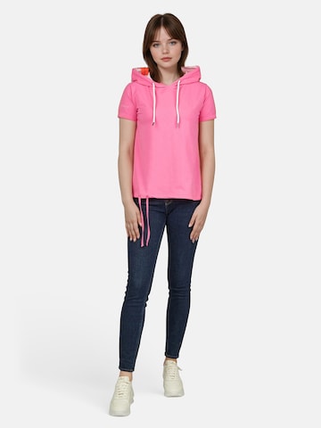 Sweat-shirt 'Utflog' salzhaut en rose