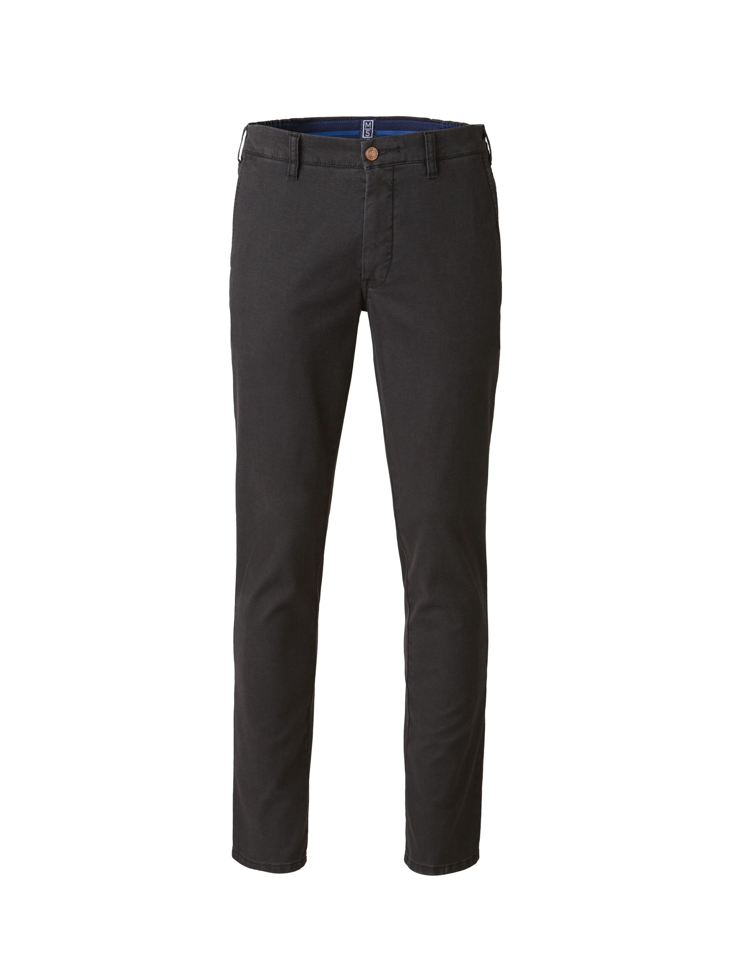 MEYER Chino Pants in Grey: front