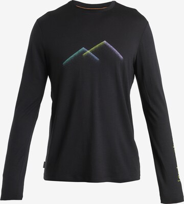 ICEBREAKER Performance Shirt 'Tech Lite III' in Black: front