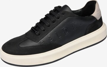 Sneaker bassa di Baldessarini in nero: frontale