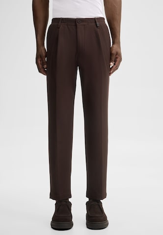 STRELLSON Regular Trousers in Brown
