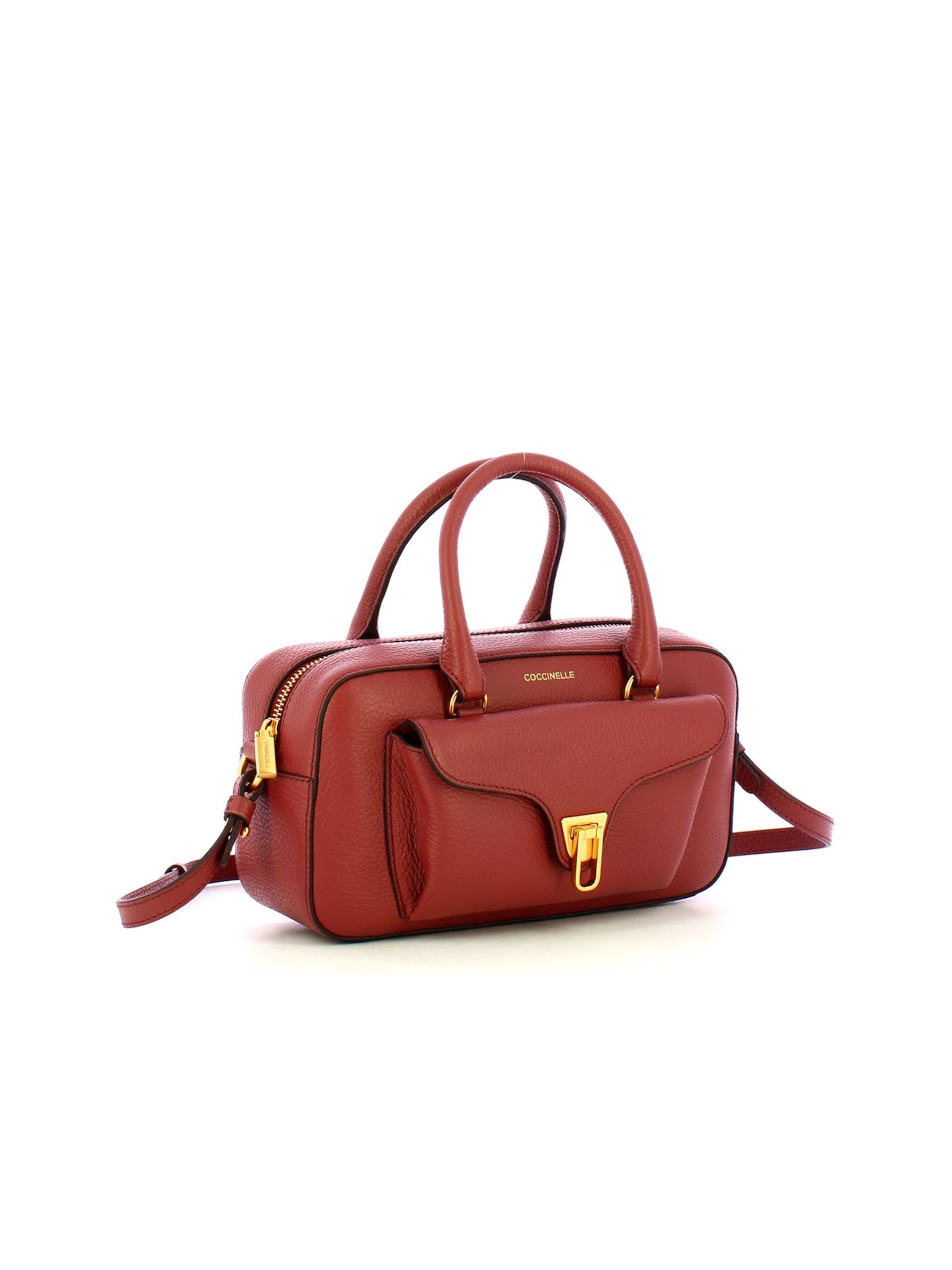 Coccinelle Handtasche 'Coccinelle Beat Soft Handbag Grained Leather'‌‌‌‌‌‌‌‌‌‌ in Braun