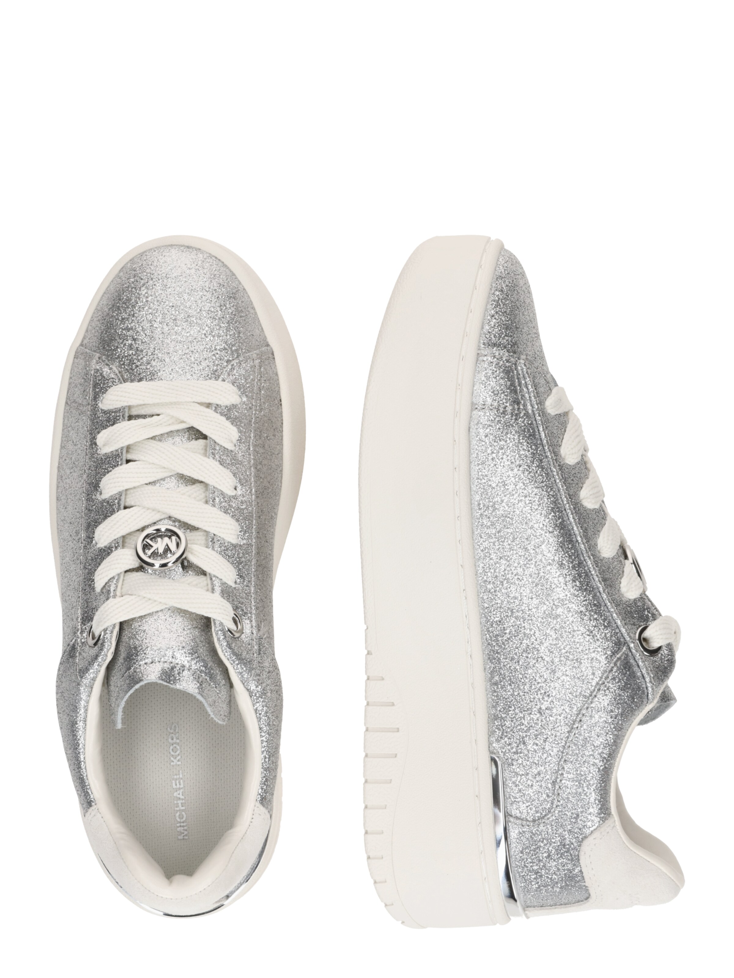 MICHAEL Michael Kors Platform trainers 'DOTTIE' in Silver