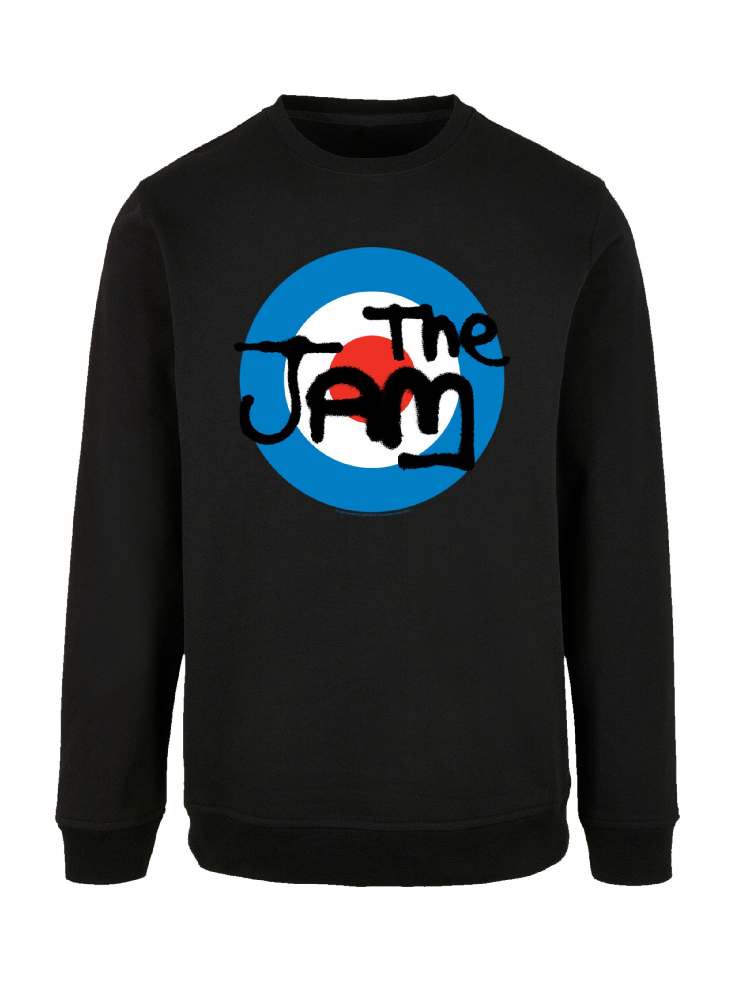 F4NT4STIC Sweatshirt 'The Jam' in Zwart: voorkant