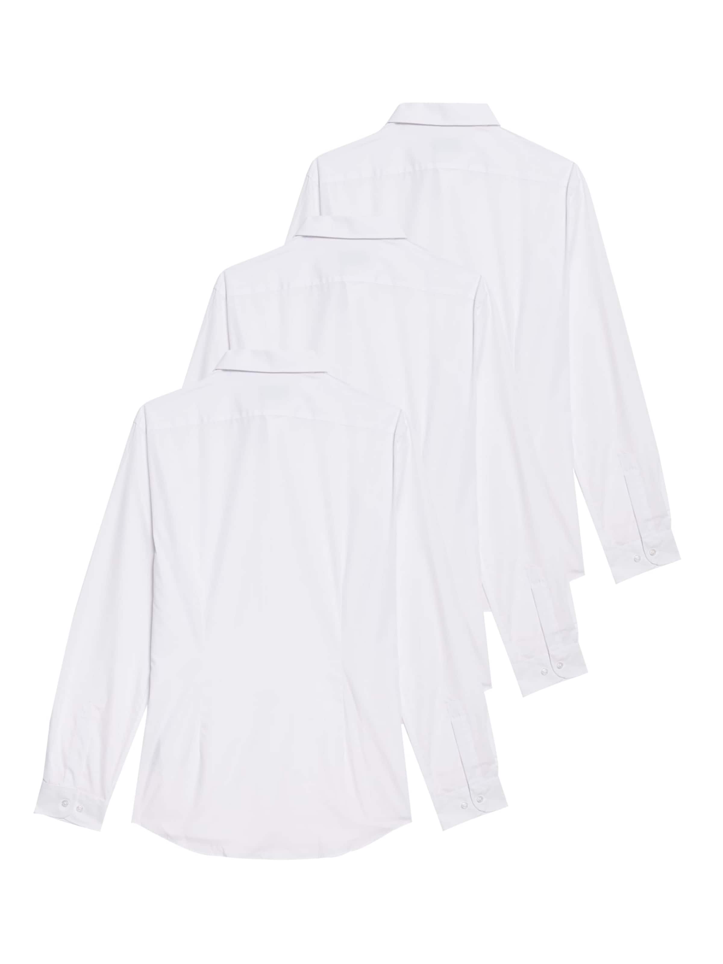 Marks & Spencer Slim Fit Hemd in Weiß