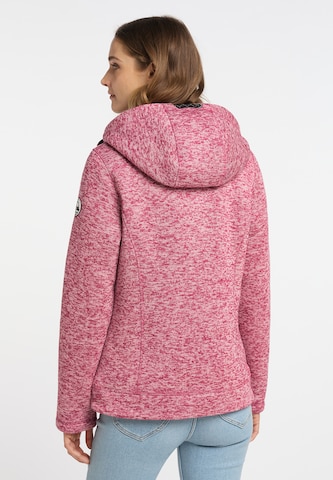 Schmuddelwedda Fleece jas in Roze