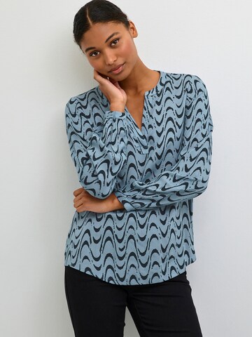 Kaffe Blouse 'Mira' in Blauw: voorkant