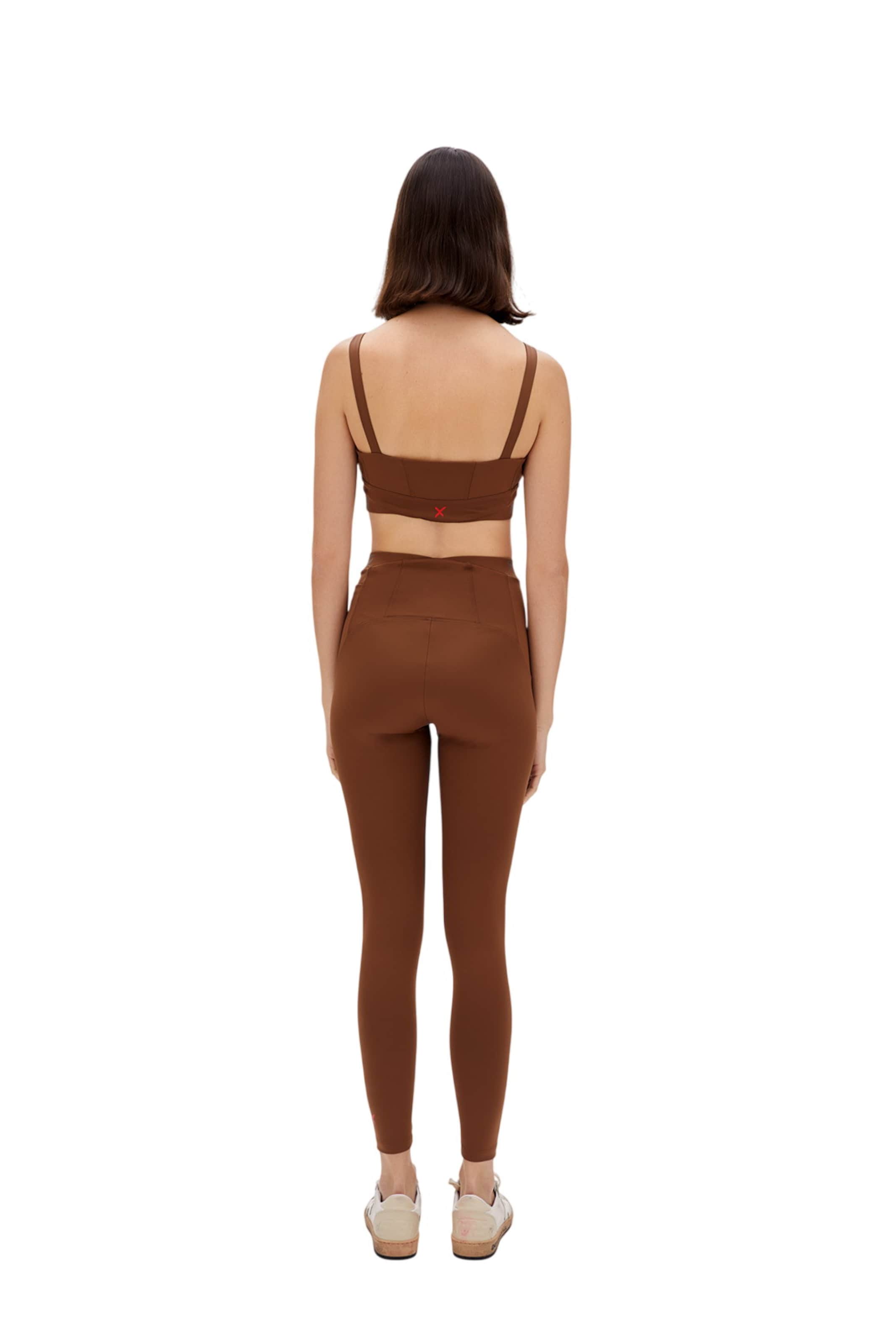 PCFG Skinny Leggings in Brown