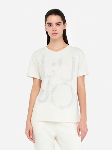 Liu Jo T-Shirt 'LiuJoBetter' in Weiß: Vorderseite