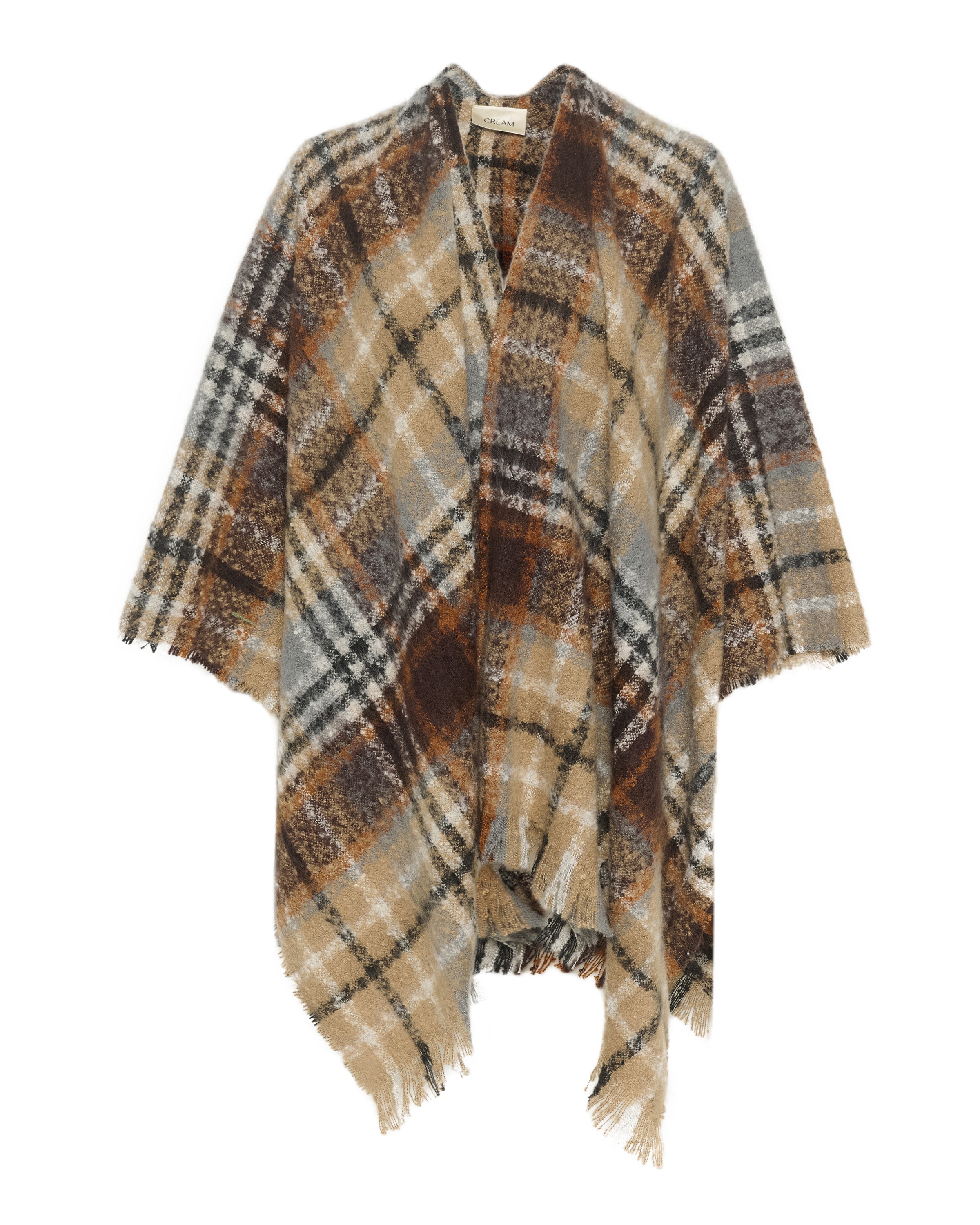 Cream Cape 'Tika' in Braun: Vorderseite