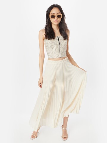 PATRIZIA PEPE Skirt 'GONNA' in Beige