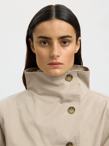 Manteau mi-saison SELECTED en gris