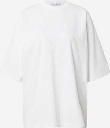 Public Desire Oversize t-shirt i vit: framsida