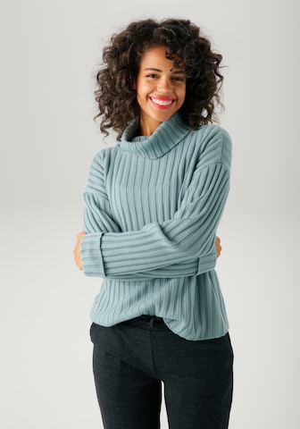 Aniston CASUAL Pullover in Grün: Vorderseite