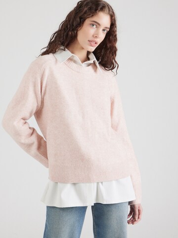 Abercrombie & Fitch Свитер 'MADELINE' в Ярко-розовый: спереди