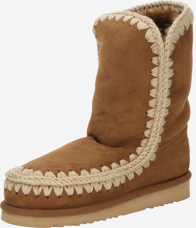 Botine 'ESKIMO' MOU pe bej deschis / maro coniac, Vizualizare produs