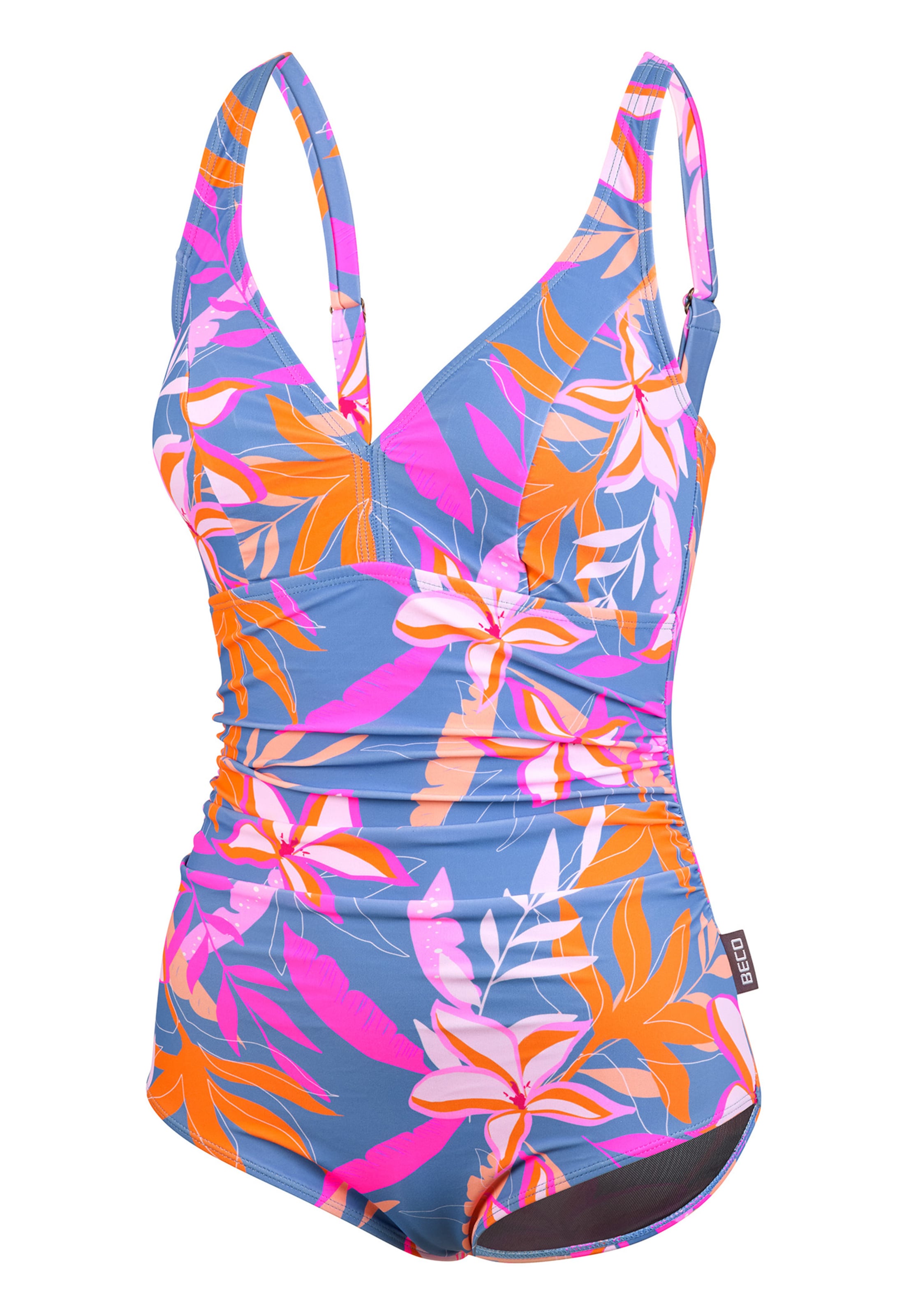Maillot de bain 'Tropical Flowers' BECO the world of aquasports en bleu