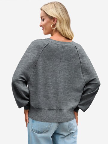 Imily Bela Pullover in Grau: Rückseite