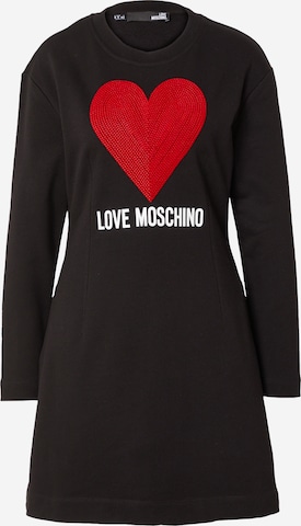 Love Moschino Kleid in Schwarz: predná strana
