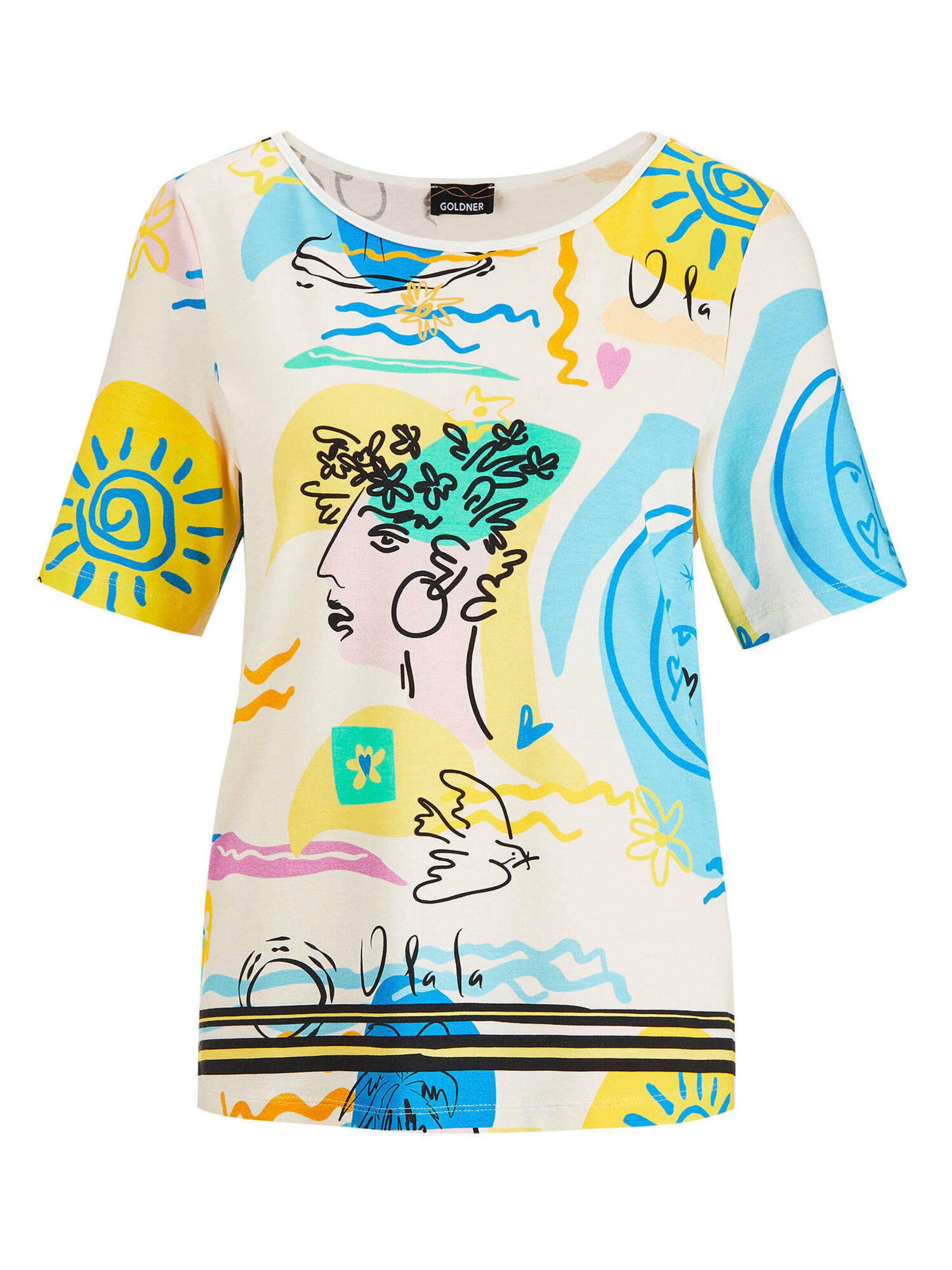 Goldner Shirt in de kleur Geel, Productweergave