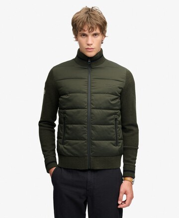 Superdry & Co Winterjas in Groen: voorkant