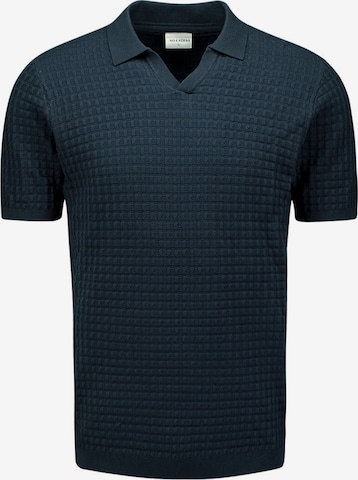 No Excess Poloshirt in Blau: Vorderseite