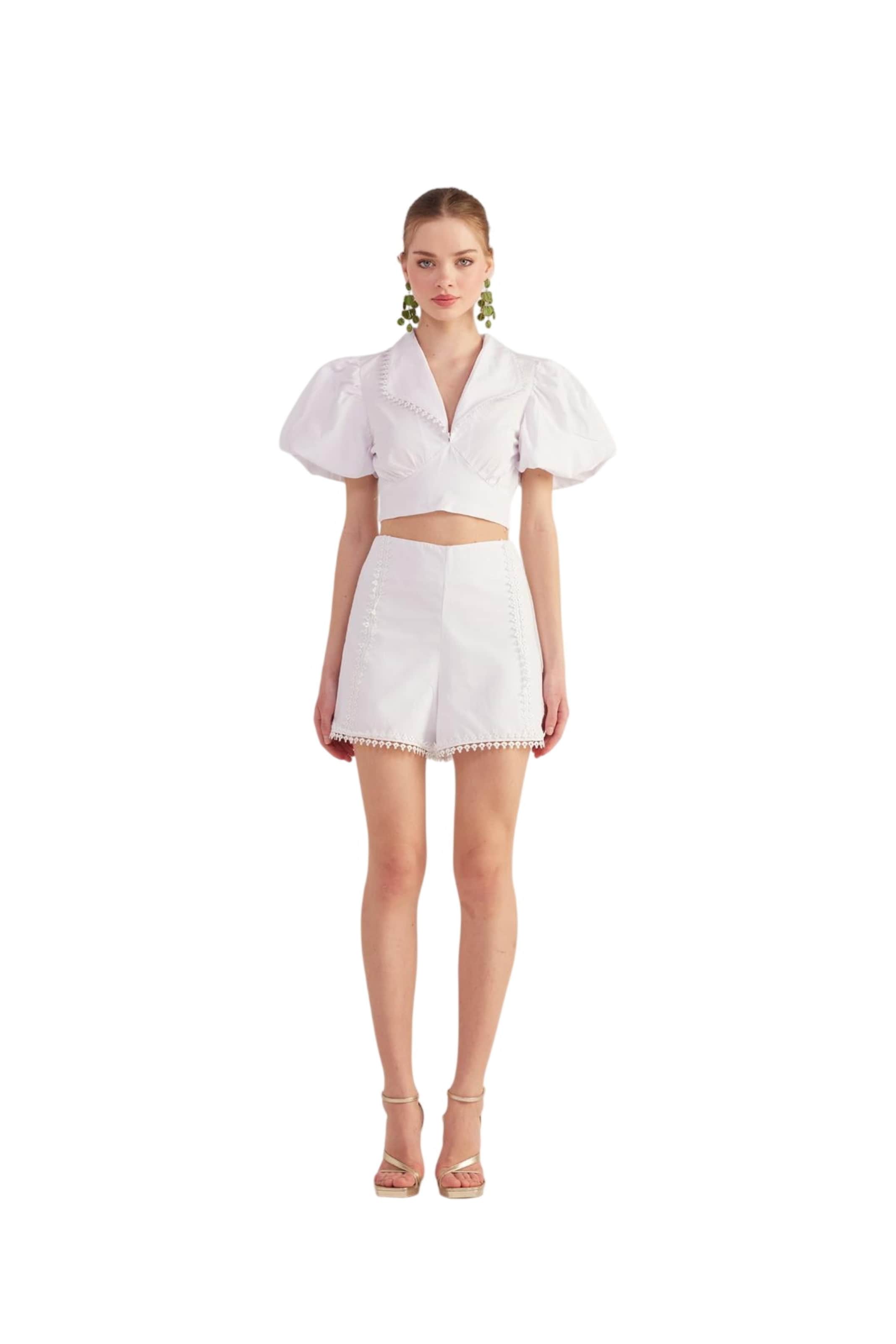 HOLLY LOLLY Blouse in White