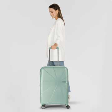 American Tourister Trolley 'Starvibe' in Grün