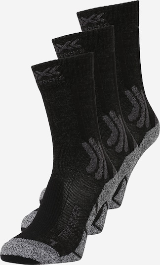 X-SOCKS Sports socks 'Trek Silver' in mottled grey / Black, Item view