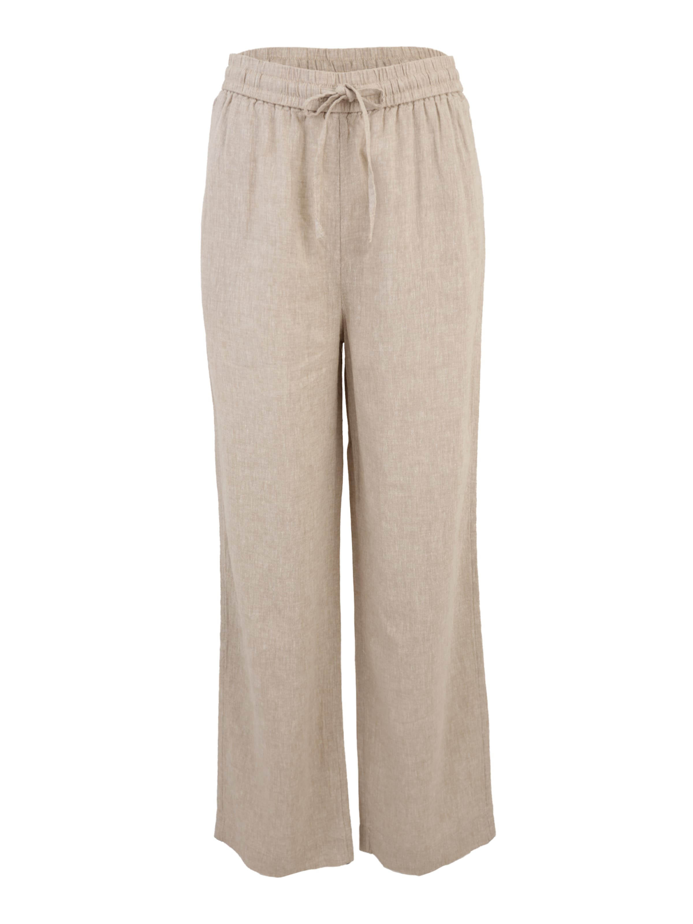 Wide Leg Pantalon 'MSCHViana' MSCH COPENHAGEN en beige : devant