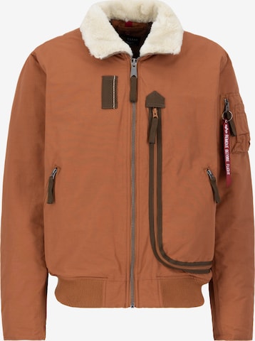 Giacca di mezza stagione di ALPHA INDUSTRIES in marrone: frontale