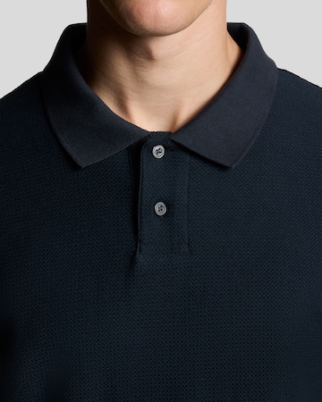 Lyle & Scott Shirt 'Jacquard Dobby' in Blauw