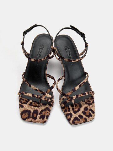 Sandales à lanières Pull&Bear en mélange de couleurs