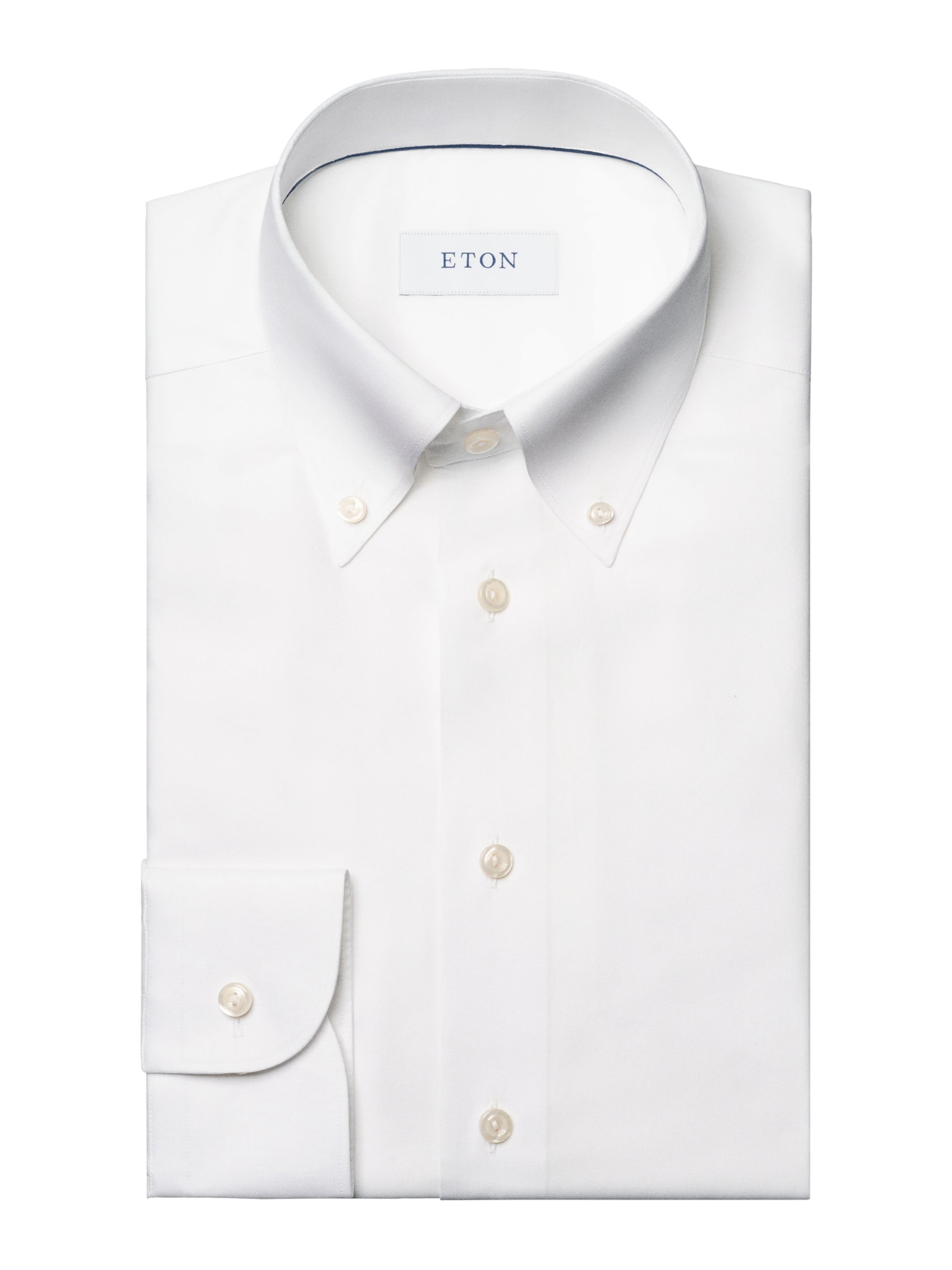 balta ETON Priglundantis modelis Dalykinio stiliaus marškiniai