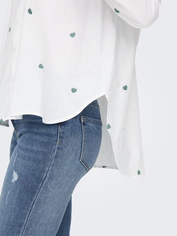 Chemisier 'Lina' ONLY en blanc