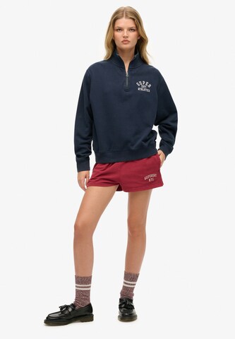 Superdry & Co Sweatshirt 'Athletic Essentials' in Blauw