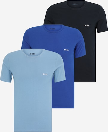 BOSS - Camisa em azul: frente