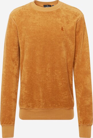 recolution Sweatshirt 'RAMSONS' in Bruin: voorkant