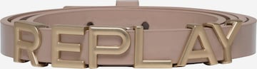 REPLAY Belt in Beige: front