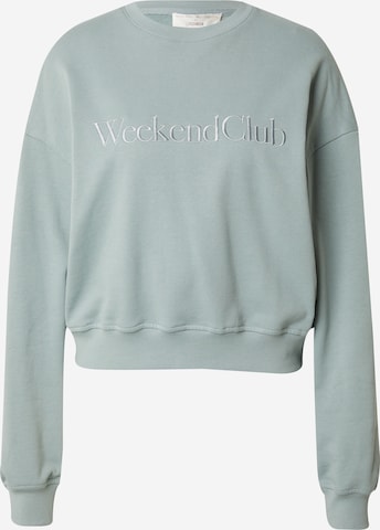 Guido Maria Kretschmer Women Sweatshirt 'Kaley' in Groen: voorkant