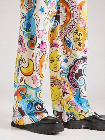 Largi Pantaloni de la Emily Van Den Bergh pe alb