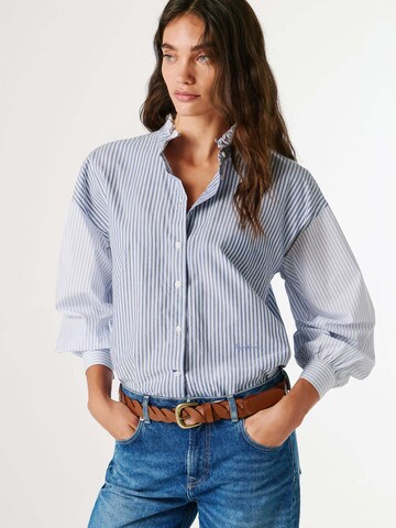 Pepe Jeans Bluse 'Aper' in Blau